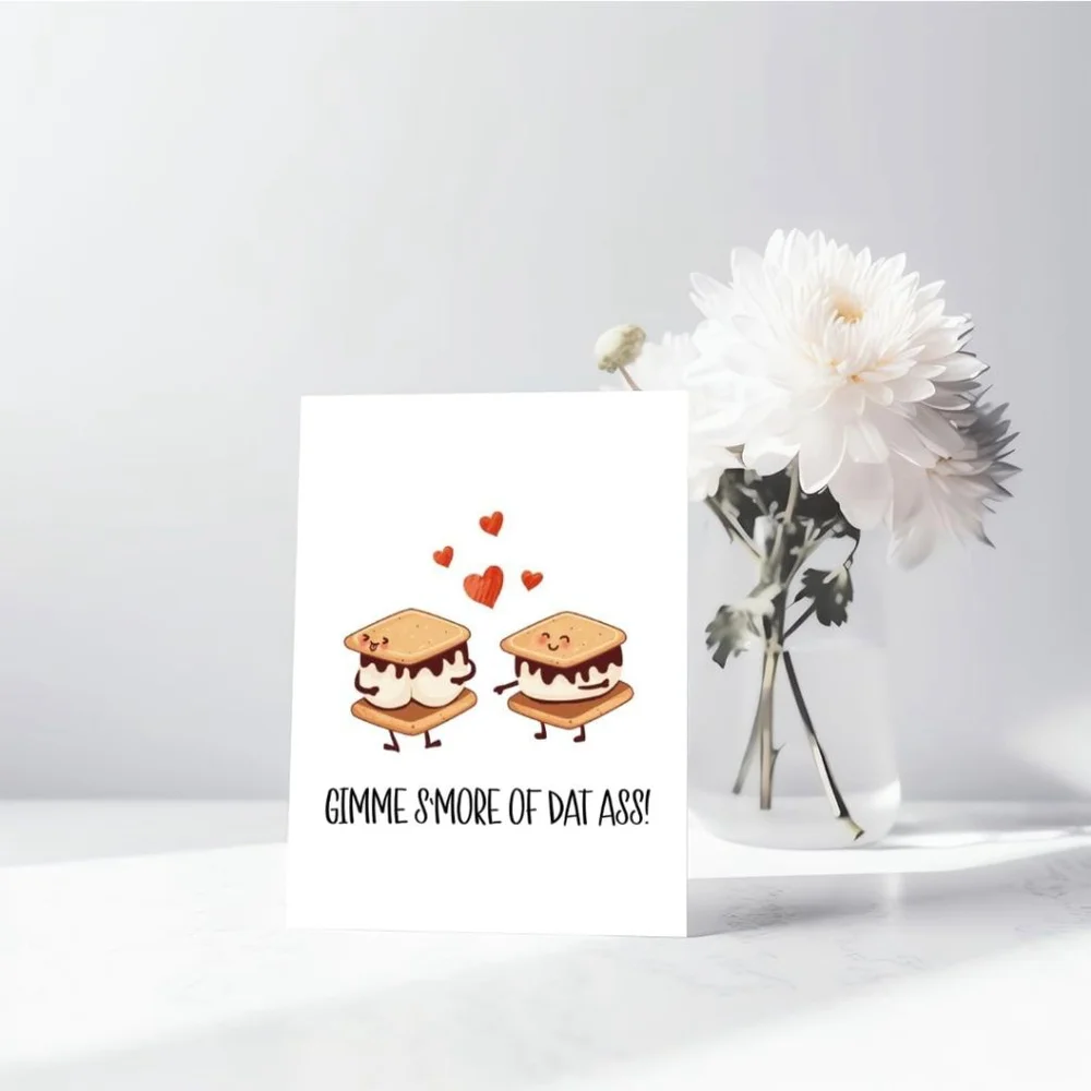 Unbranded Unisex Greeting Card 5.3 x 8 inches‎ White